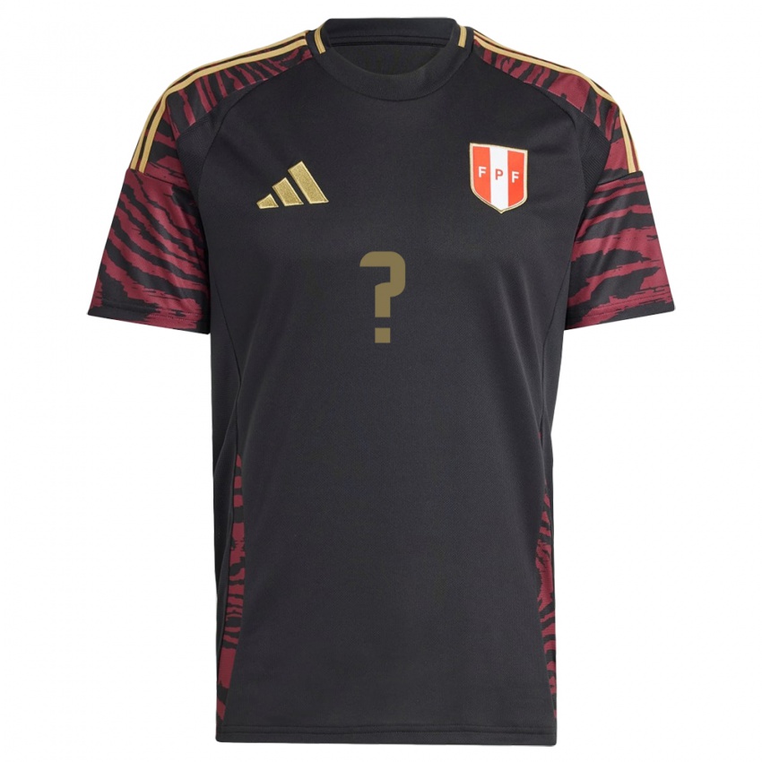 Niño Camiseta Perú José Romero #0 Negro 2ª Equipación 24-26 La Camisa Perú