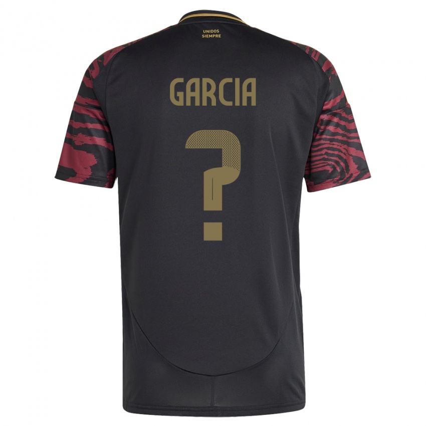 Niño Camiseta Perú Gian García #0 Negro 2ª Equipación 24-26 La Camisa Perú