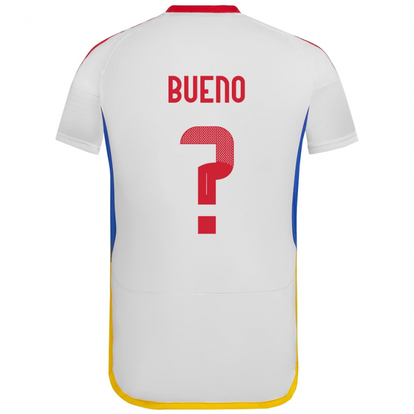 Niño Camiseta Venezuela Jesús Bueno #0 Blanco 2ª Equipación 24-26 La Camisa Perú