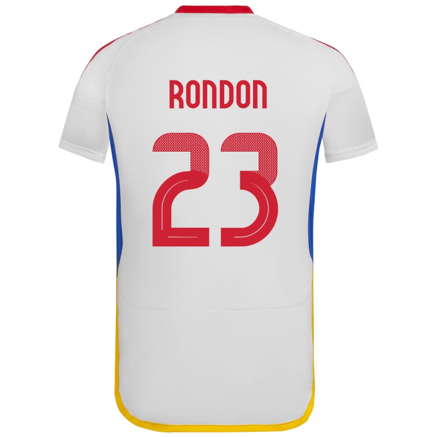 Niño Camiseta Venezuela Salomón Rondón #23 Blanco 2ª Equipación 24-26 La Camisa Perú