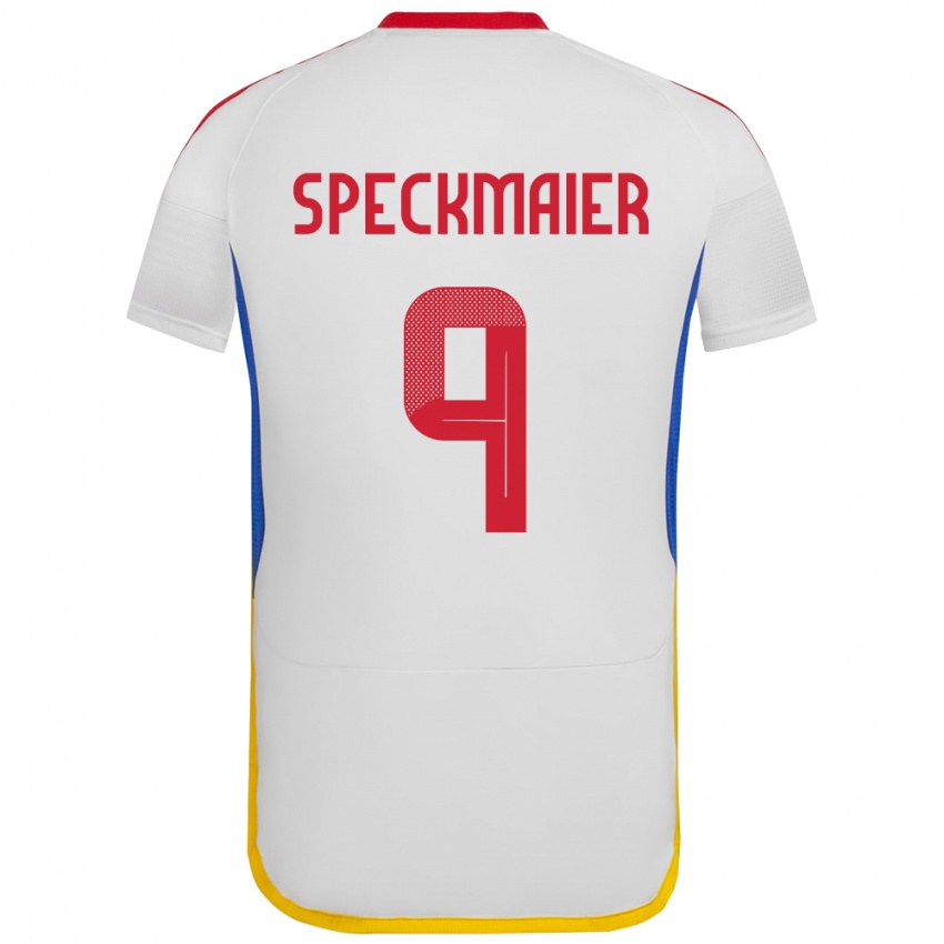 Niño Camiseta Venezuela Mariana Speckmaier #9 Blanco 2ª Equipación 24-26 La Camisa Perú