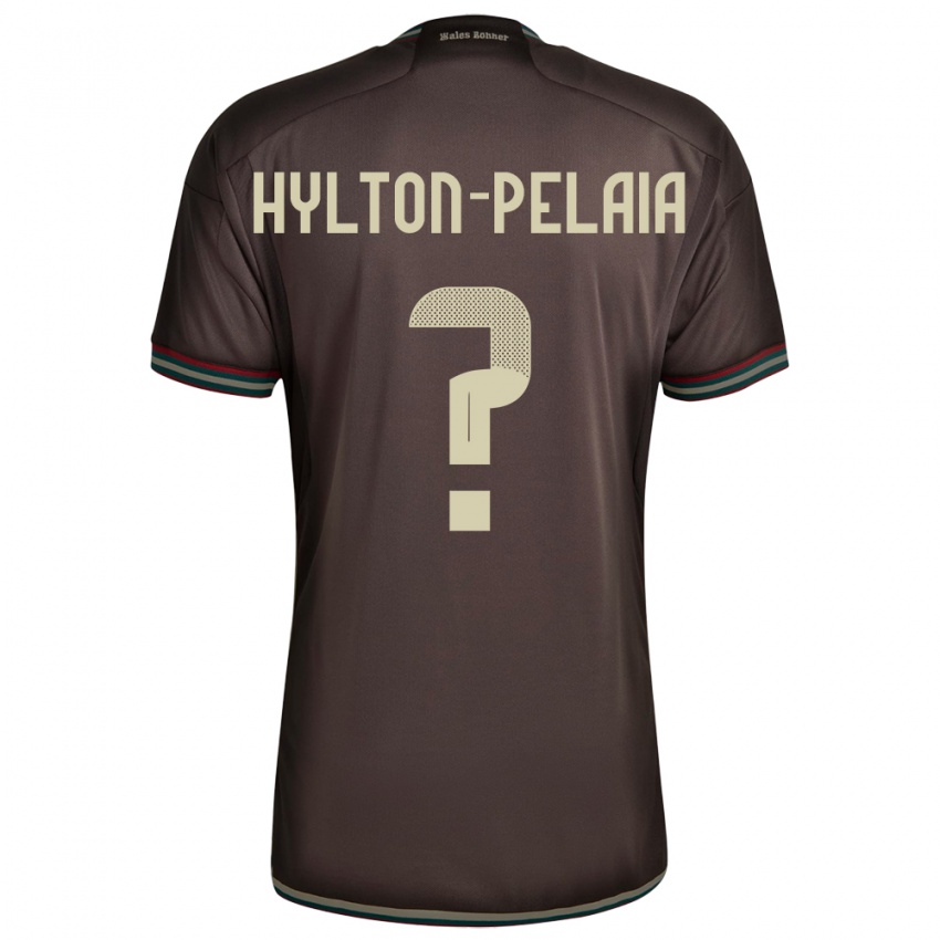 Niño Camiseta Jamaica Jayda Hylton-Pelaia #0 Marrón Noche 2ª Equipación 24-26 La Camisa Perú