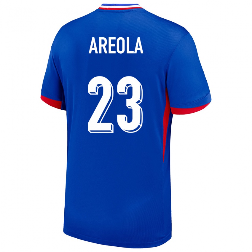 Hombre Camiseta Francia Alphonse Areola #23 Azul 1ª Equipación 24-26 La Camisa Perú