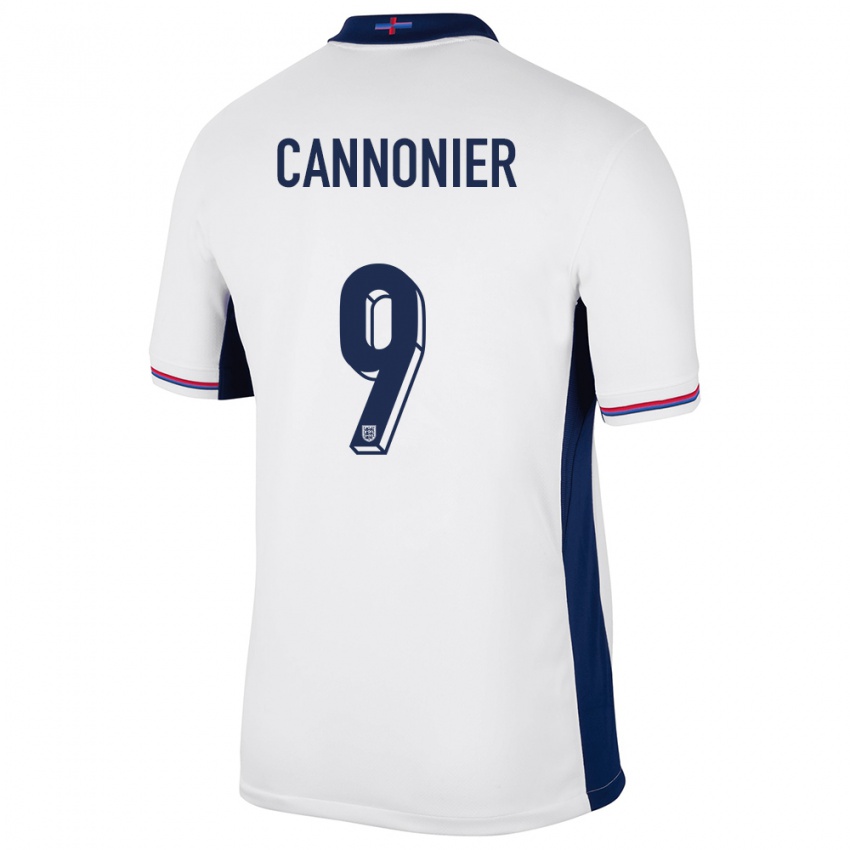 Hombre Camiseta Inglaterra Oakley Cannonier #9 Blanco 1ª Equipación 24-26 La Camisa Perú