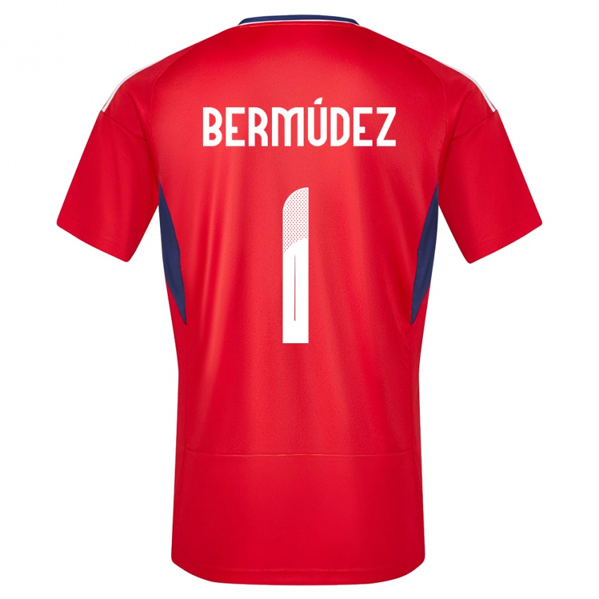 Hombre Camiseta Costa Rica Noelia Bermudez #1 Rojo 1ª Equipación 24-26 La Camisa Perú