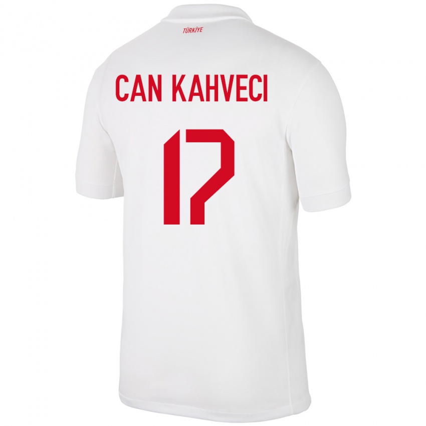 Hombre Camiseta Turquía İrfan Can Kahveci #17 Blanco 1ª Equipación 24-26 La Camisa Perú