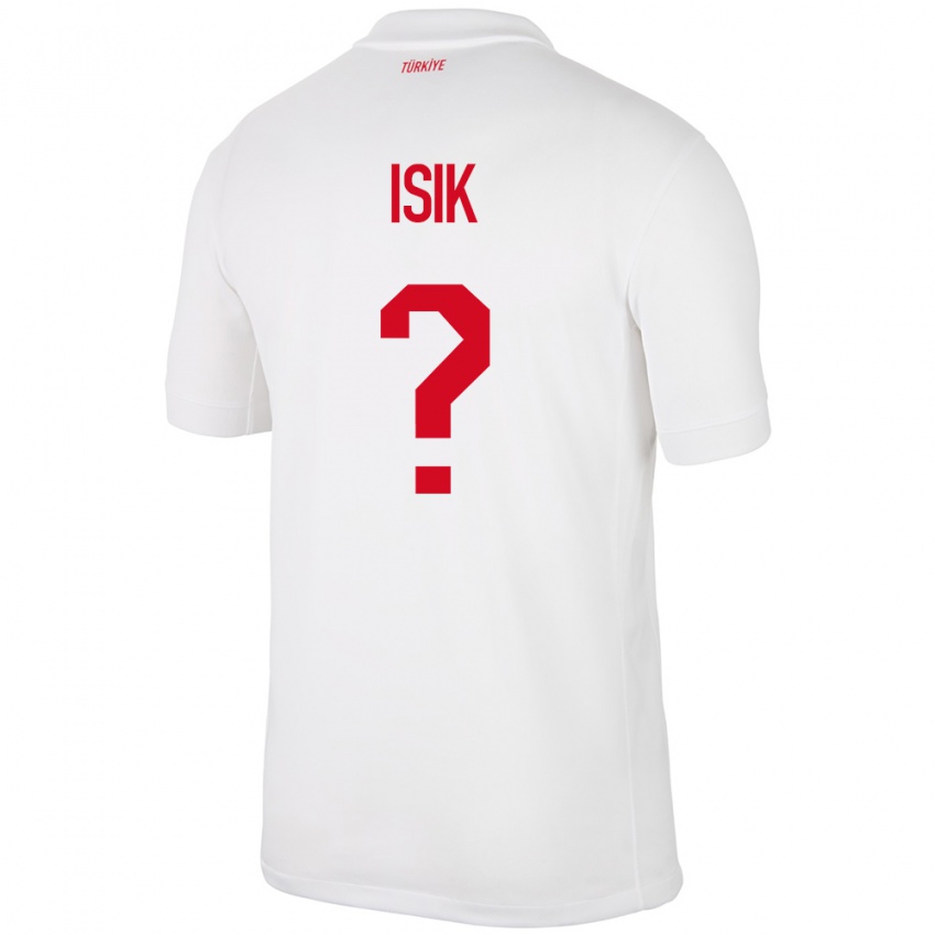 Hombre Camiseta Turquía Emre Işık #0 Blanco 1ª Equipación 24-26 La Camisa Perú