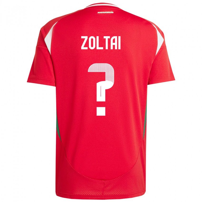 Hombre Camiseta Hungría Levente Zoltai #0 Rojo 1ª Equipación 24-26 La Camisa Perú