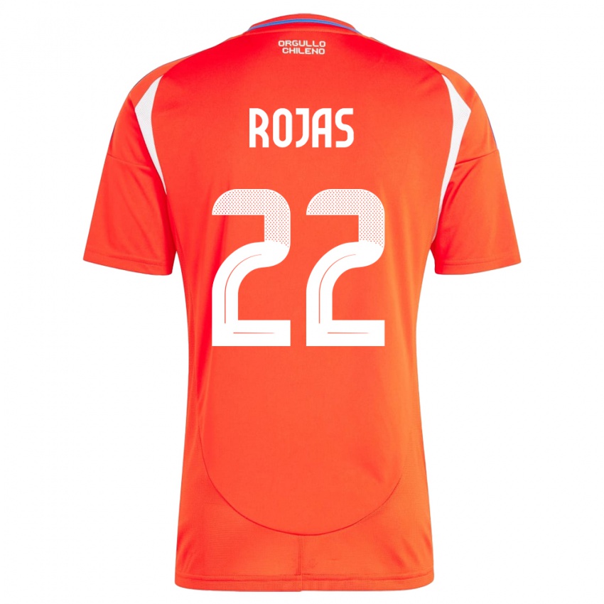 Hombre Camiseta Chile Jeyson Rojas #22 Rojo 1ª Equipación 24-26 La Camisa Perú