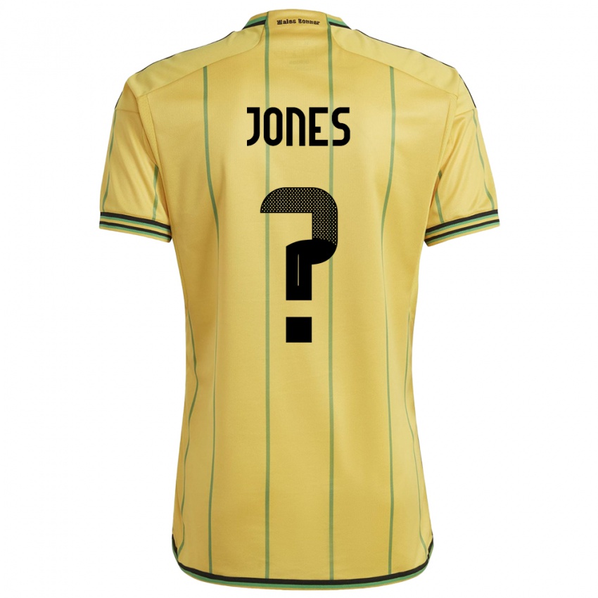 Hombre Camiseta Jamaica Rachel Jones #0 Amarillo 1ª Equipación 24-26 La Camisa Perú