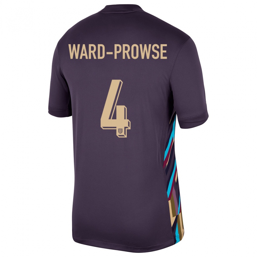 Hombre Camiseta Inglaterra James Ward-Prowse #4 Pasa Oscura 2ª Equipación 24-26 La Camisa Perú