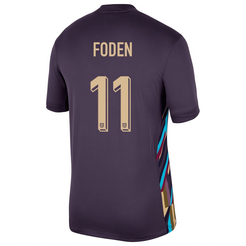 Hombre Camiseta Inglaterra Phil Foden #11 Pasa Oscura 2ª Equipación 24-26 La Camisa Perú