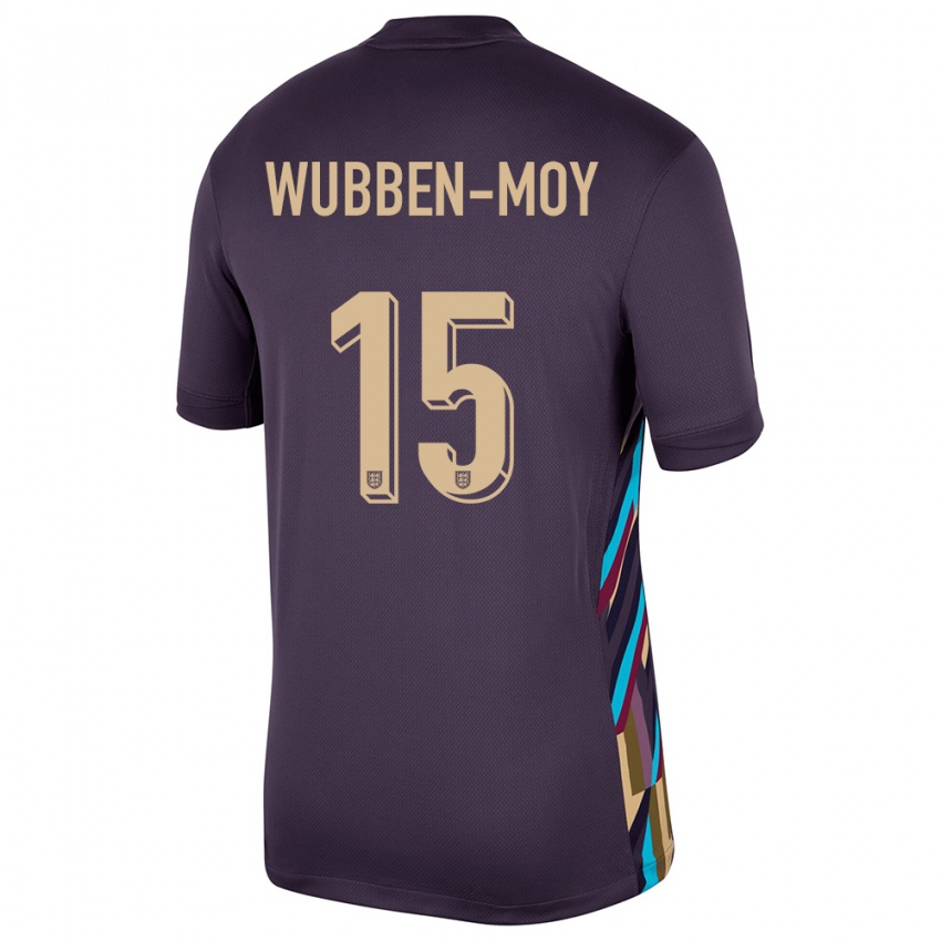 Hombre Camiseta Inglaterra Lotte Wubben Moy #15 Pasa Oscura 2ª Equipación 24-26 La Camisa Perú