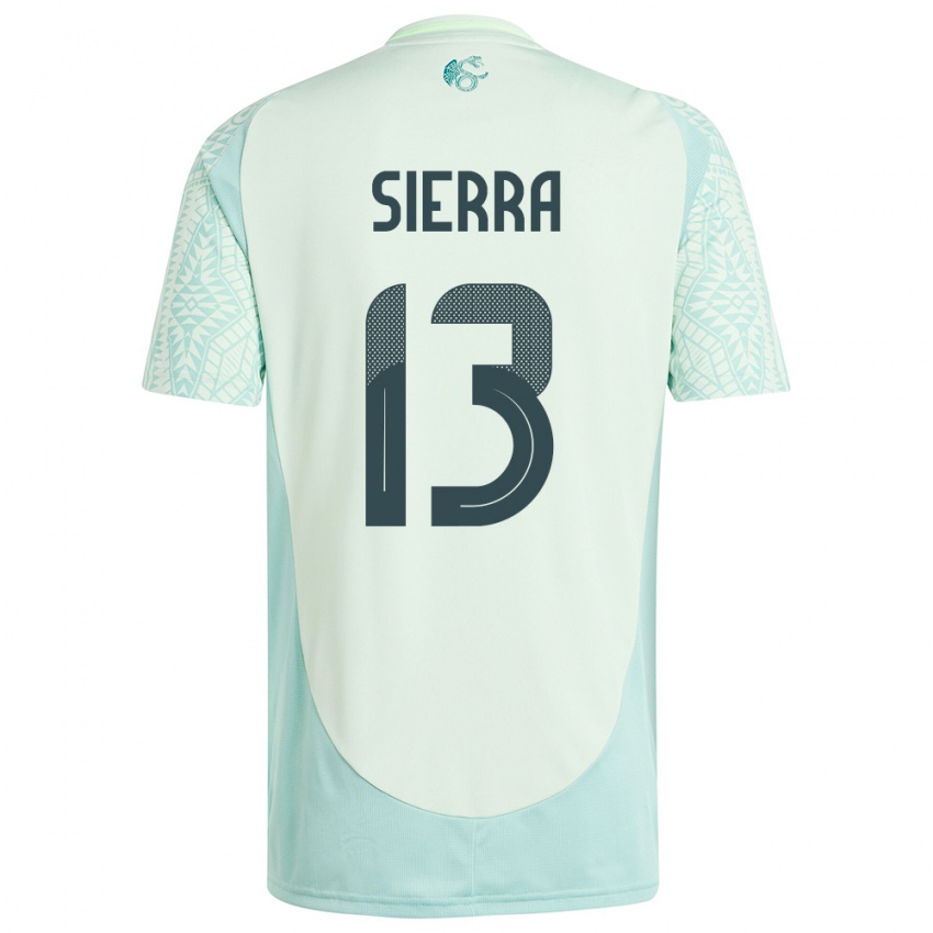 Hombre Camiseta México Bianca Sierra #13 Lino Verde 2ª Equipación 24-26 La Camisa Perú