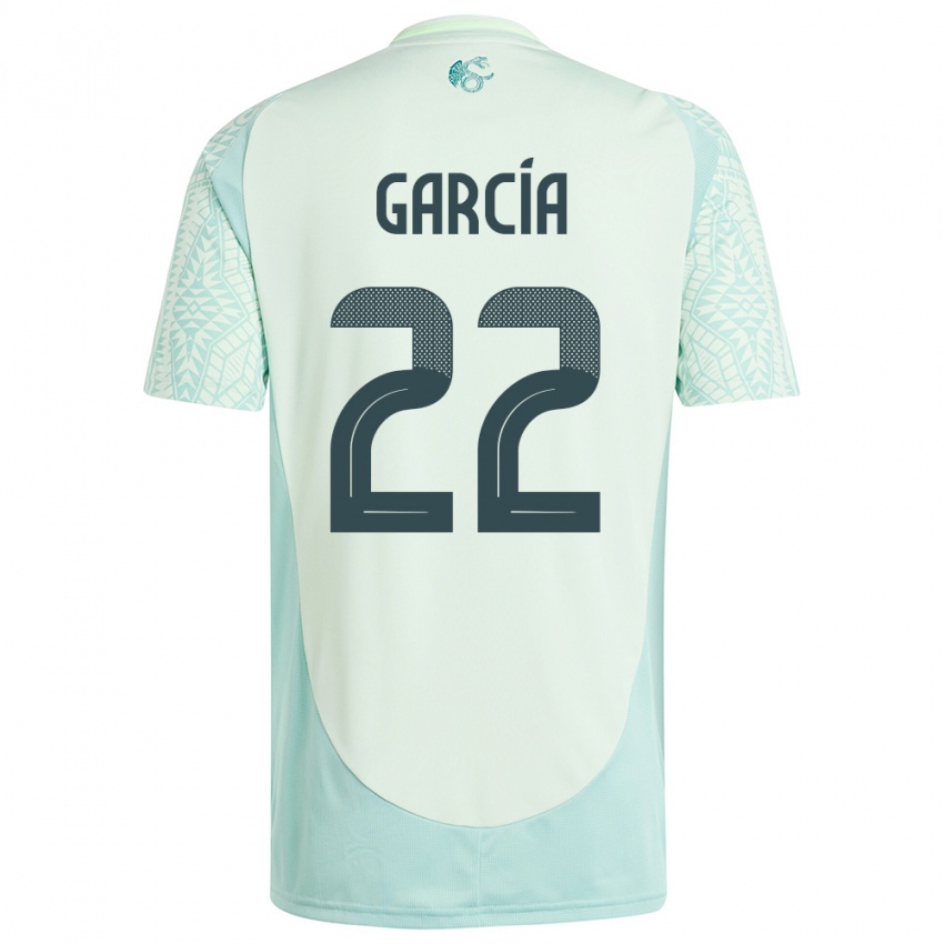 Hombre Camiseta México Diana Garcia #22 Lino Verde 2ª Equipación 24-26 La Camisa Perú