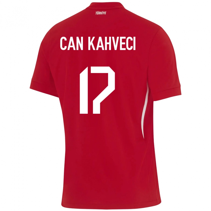 Hombre Camiseta Turquía İrfan Can Kahveci #17 Rojo 2ª Equipación 24-26 La Camisa Perú