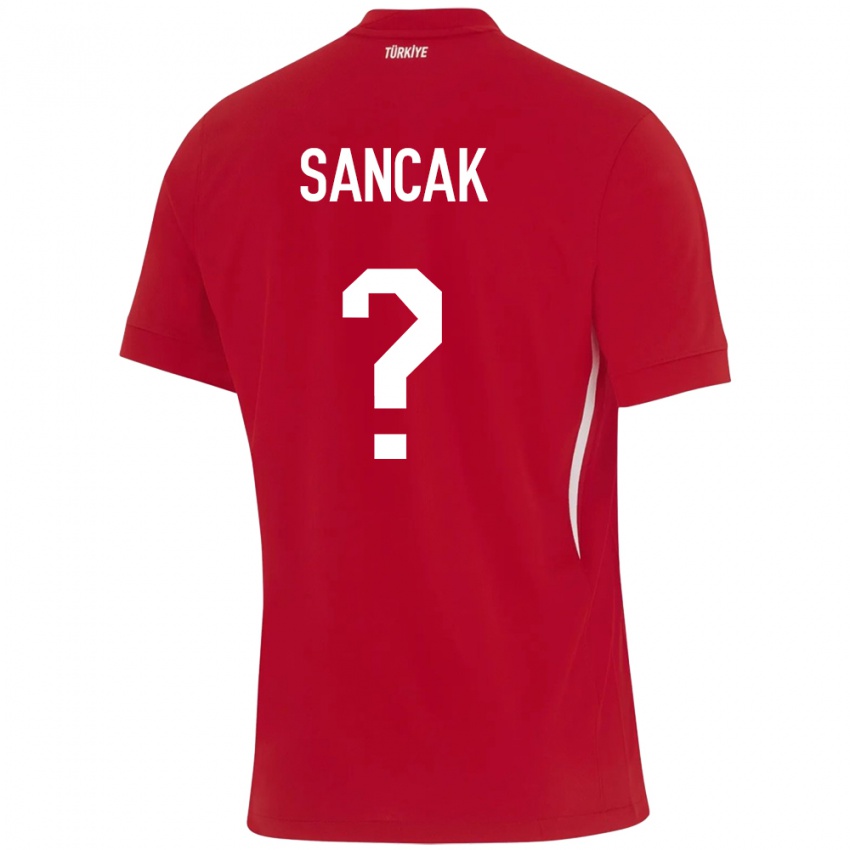 Hombre Camiseta Turquía Tolga Sancak #0 Rojo 2ª Equipación 24-26 La Camisa Perú