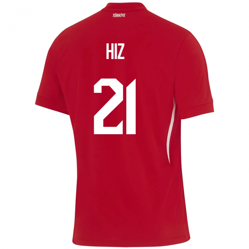 Hombre Camiseta Turquía Gülbin Hız #21 Rojo 2ª Equipación 24-26 La Camisa Perú