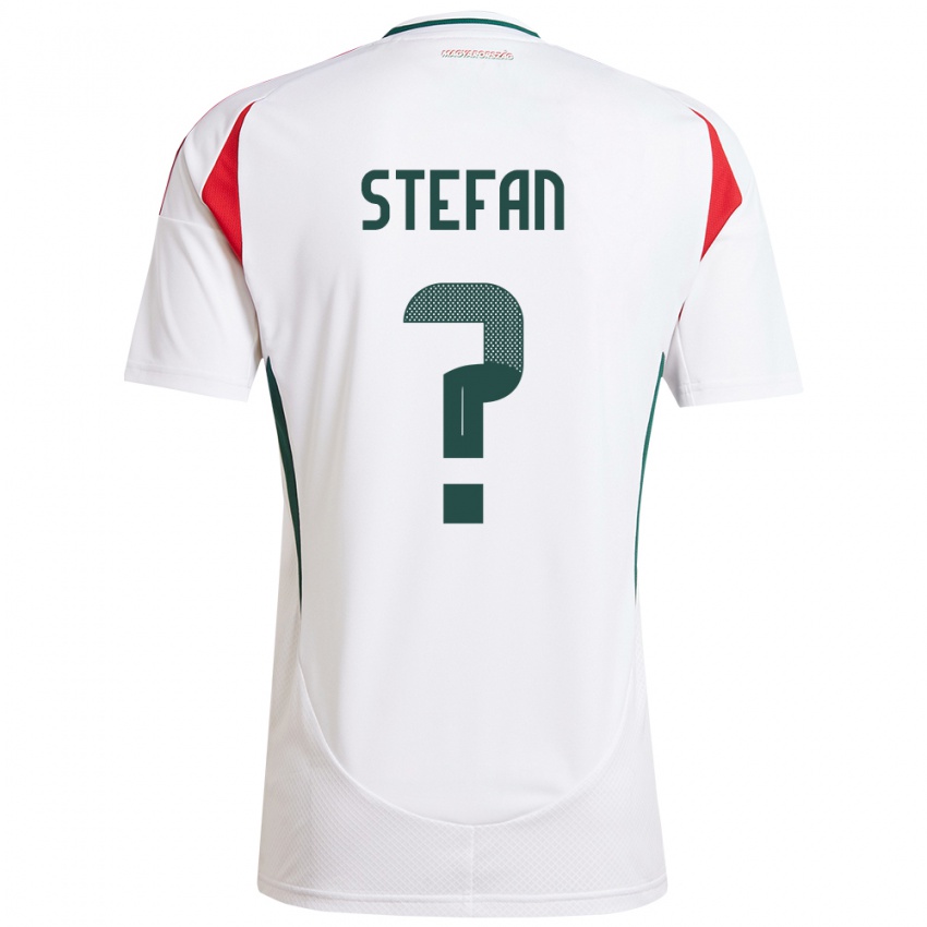 Hombre Camiseta Hungría Raúl Stefan #0 Blanco 2ª Equipación 24-26 La Camisa Perú