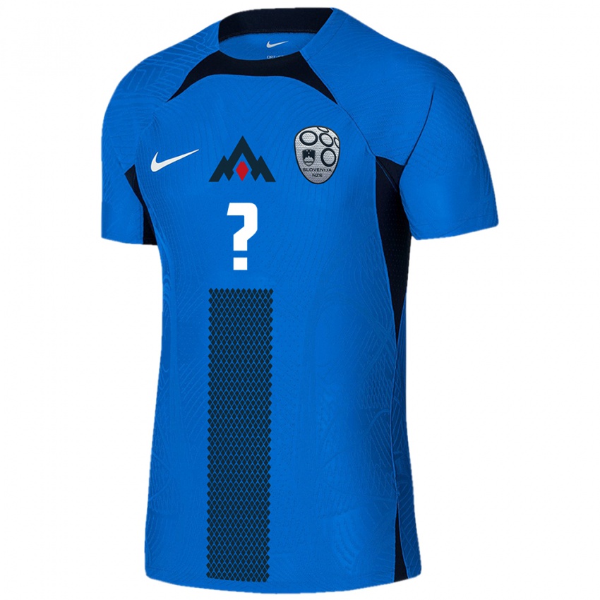 Hombre Camiseta Eslovenia Artem Grom #0 Azul 2ª Equipación 24-26 La Camisa Perú