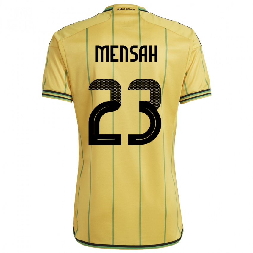 Mujer Camiseta Jamaica Serena Mensah #23 Amarillo 1ª Equipación 24-26 La Camisa Perú