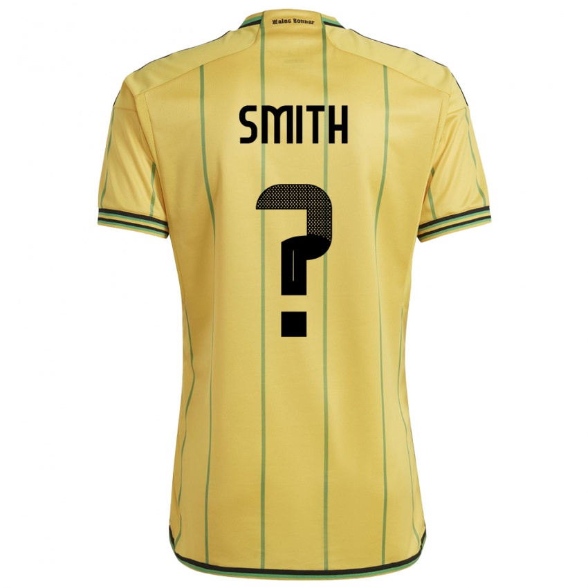 Mujer Camiseta Jamaica Andrene Smith #0 Amarillo 1ª Equipación 24-26 La Camisa Perú