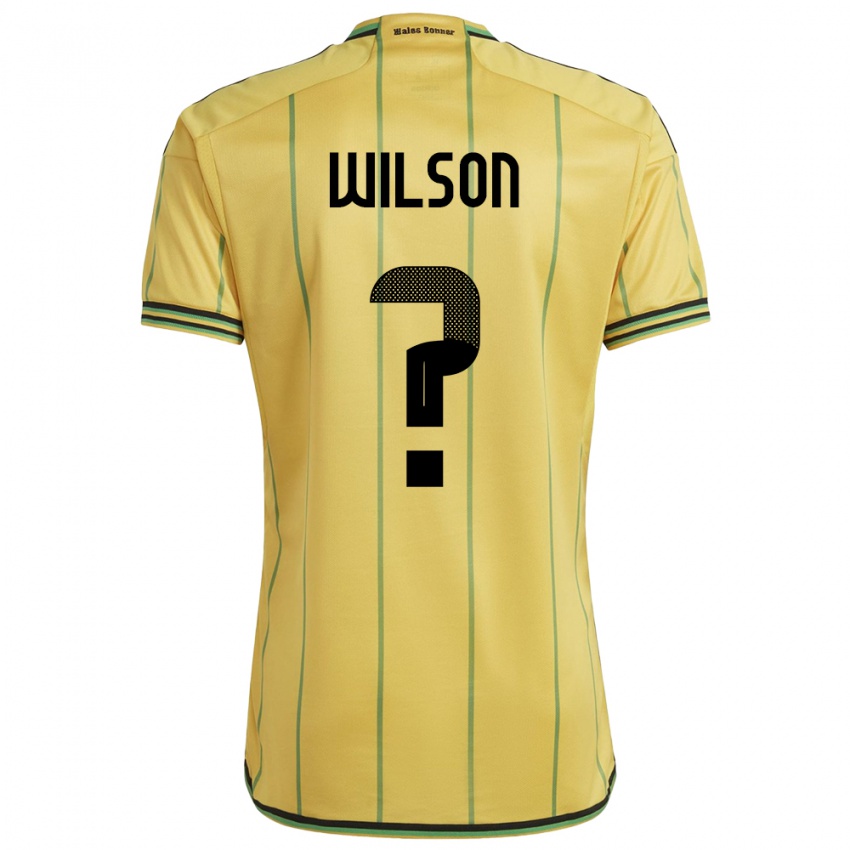 Mujer Camiseta Jamaica Dannique Wilson #0 Amarillo 1ª Equipación 24-26 La Camisa Perú