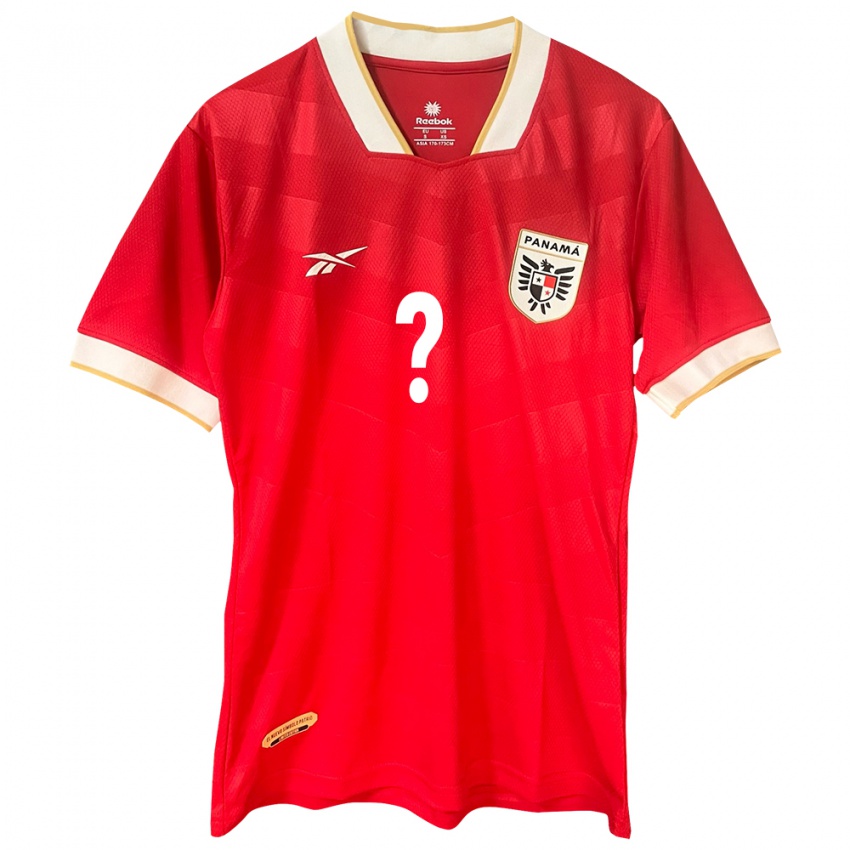 Mujer Camiseta Panamá Óscar Peñalba #0 Rojo 1ª Equipación 24-26 La Camisa Perú