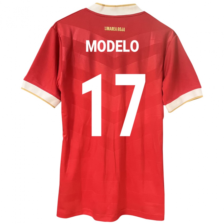 Mujer Camiseta Panamá Aimar Modelo #17 Rojo 1ª Equipación 24-26 La Camisa Perú