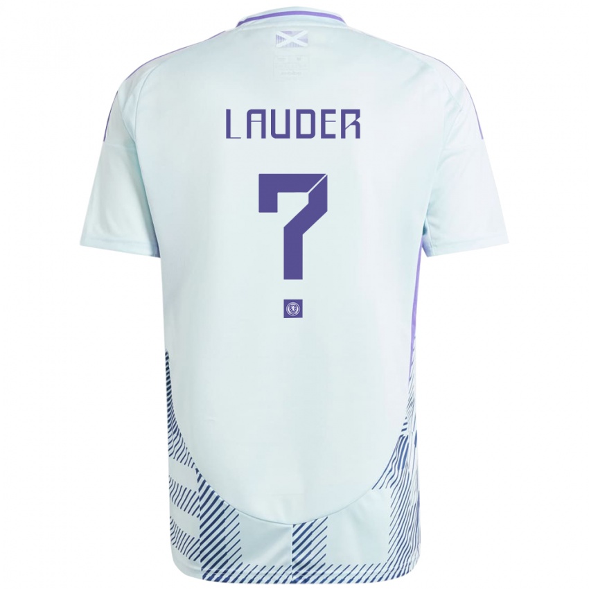 Mujer Camiseta Escocia Hayley Lauder #0 Azul Menta Claro 2ª Equipación 24-26 La Camisa Perú