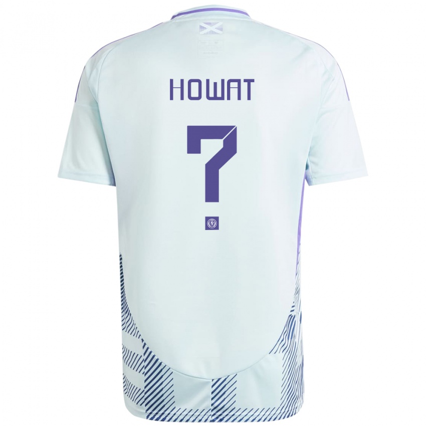 Mujer Camiseta Escocia Kirsty Howat #0 Azul Menta Claro 2ª Equipación 24-26 La Camisa Perú