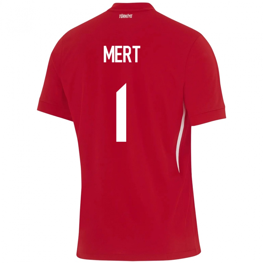 Mujer Camiseta Turquía Mert Günok #1 Rojo 2ª Equipación 24-26 La Camisa Perú