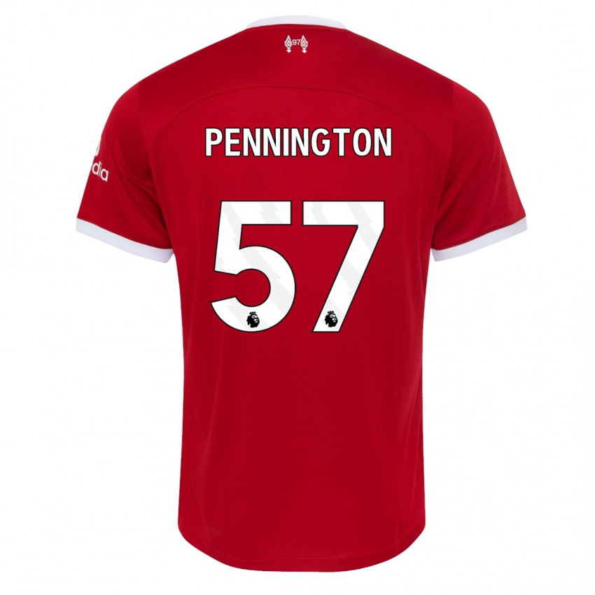 Niño Camiseta Cody Pennington #57 Rojo 1ª Equipación 2023/24 La Camisa Perú