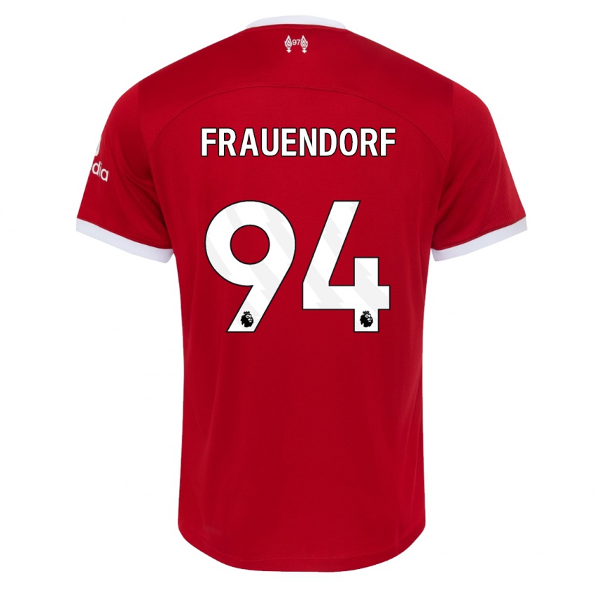 Niño Camiseta Melkamu Frauendorf #94 Rojo 1ª Equipación 2023/24 La Camisa Perú