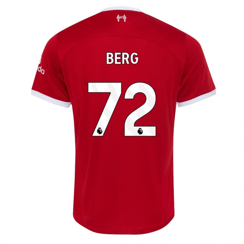 Niño Camiseta Sepp Van Den Berg #72 Rojo 1ª Equipación 2023/24 La Camisa Perú