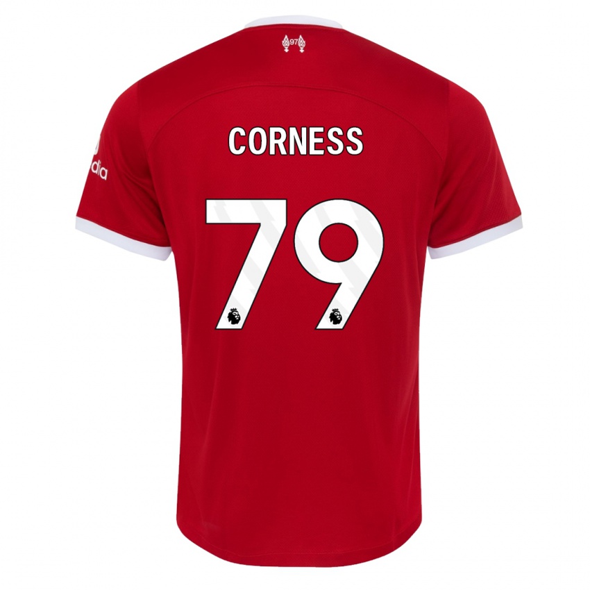 Niño Camiseta Dominic Corness #79 Rojo 1ª Equipación 2023/24 La Camisa Perú