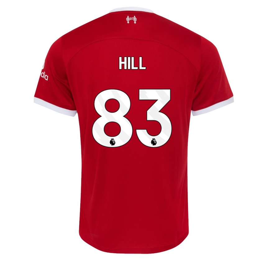 Niño Camiseta Thomas Hill #83 Rojo 1ª Equipación 2023/24 La Camisa Perú