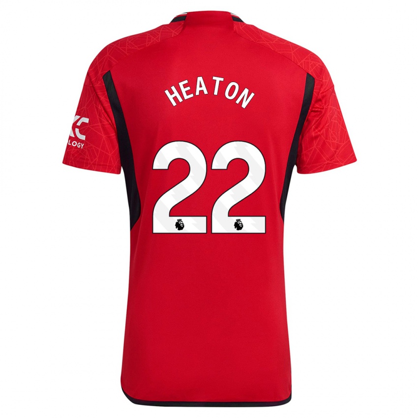 Niño Camiseta Tom Heaton #22 Rojo 1ª Equipación 2023/24 La Camisa Perú