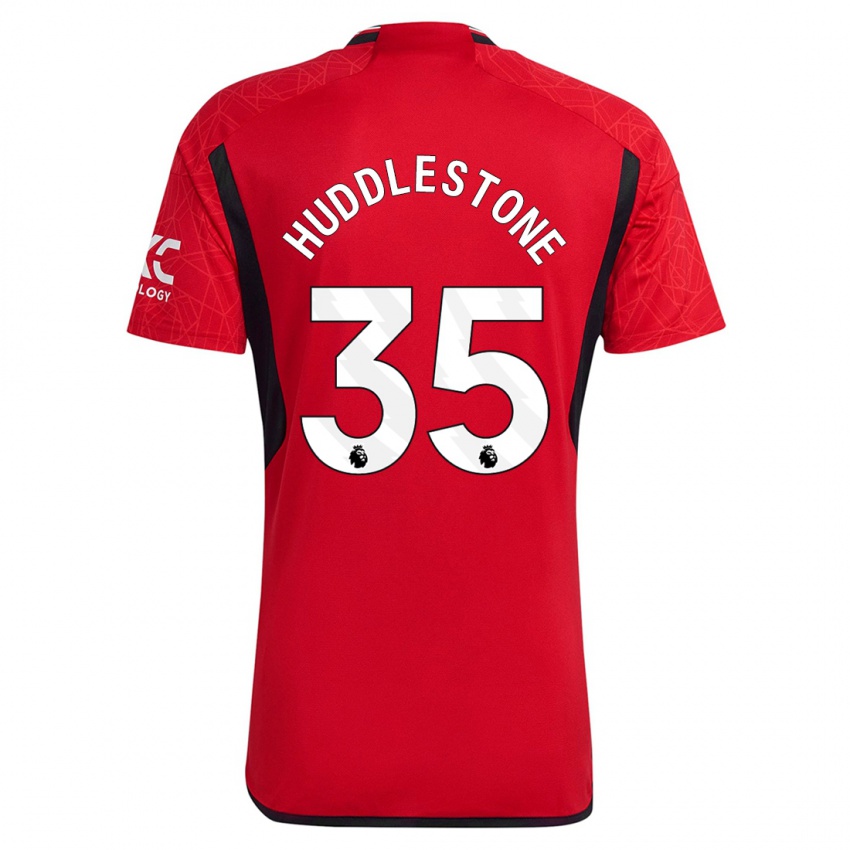 Niño Camiseta Tom Huddlestone #35 Rojo 1ª Equipación 2023/24 La Camisa Perú