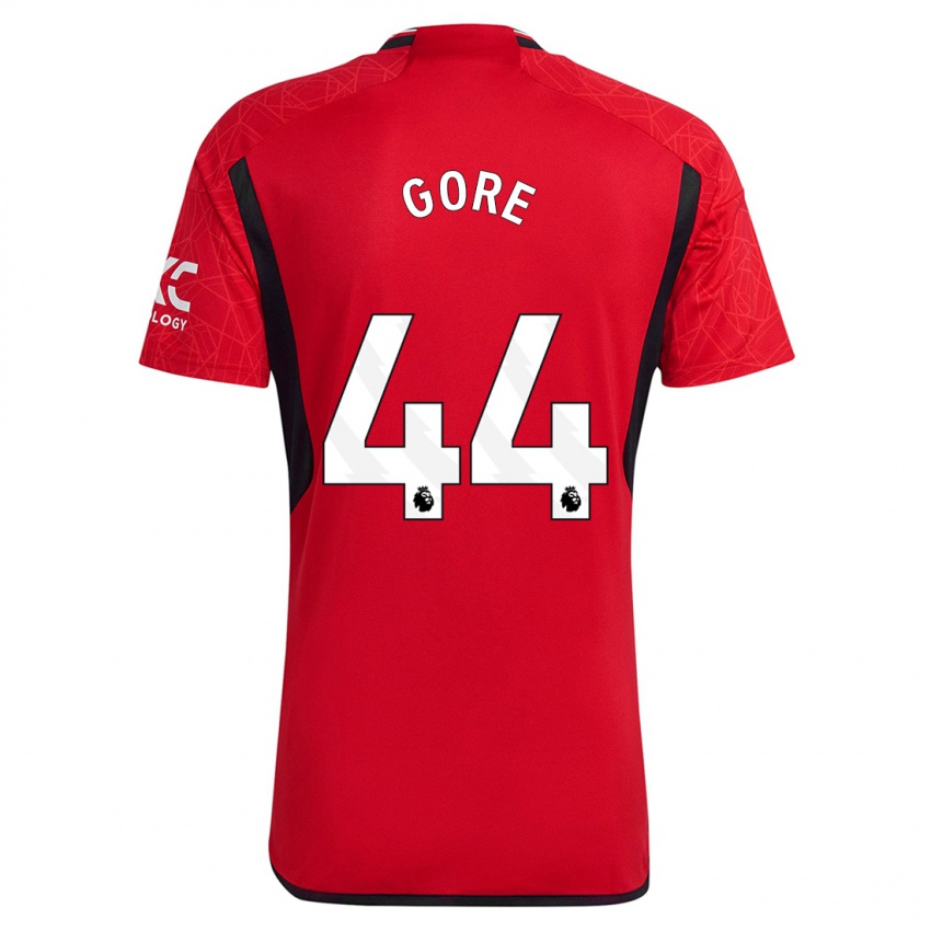 Niño Camiseta Daniel Gore #44 Rojo 1ª Equipación 2023/24 La Camisa Perú