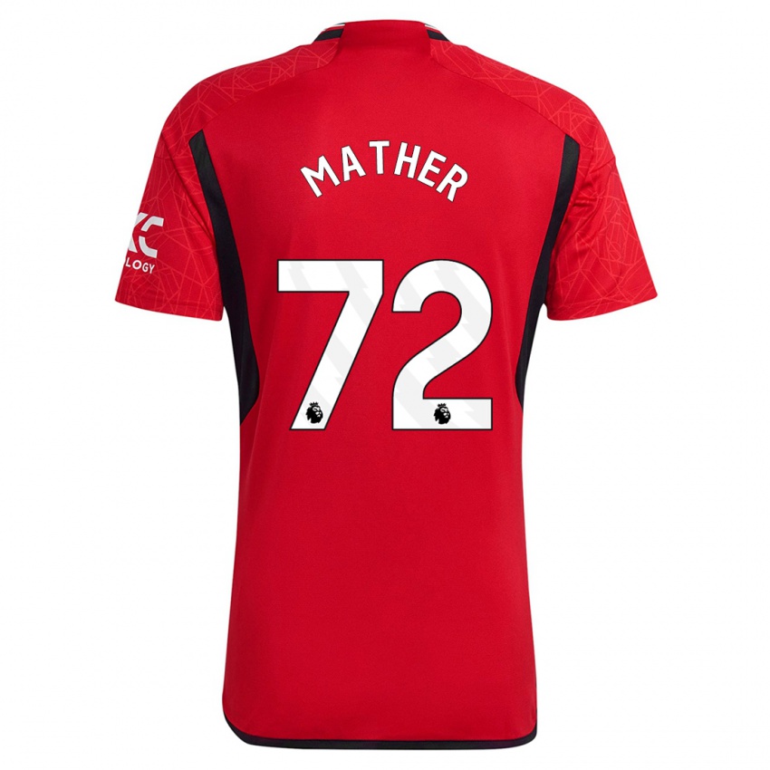 Niño Camiseta Sam Mather #72 Rojo 1ª Equipación 2023/24 La Camisa Perú