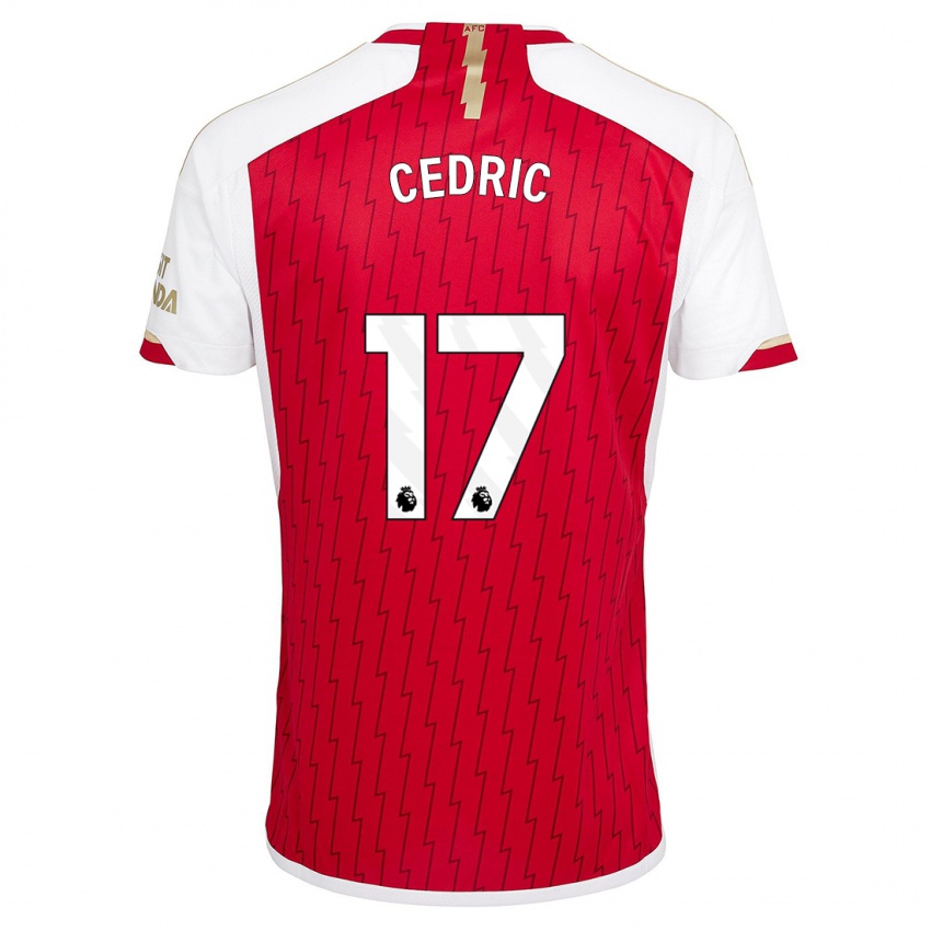 Niño Camiseta Cedric Soares #17 Rojo 1ª Equipación 2023/24 La Camisa Perú