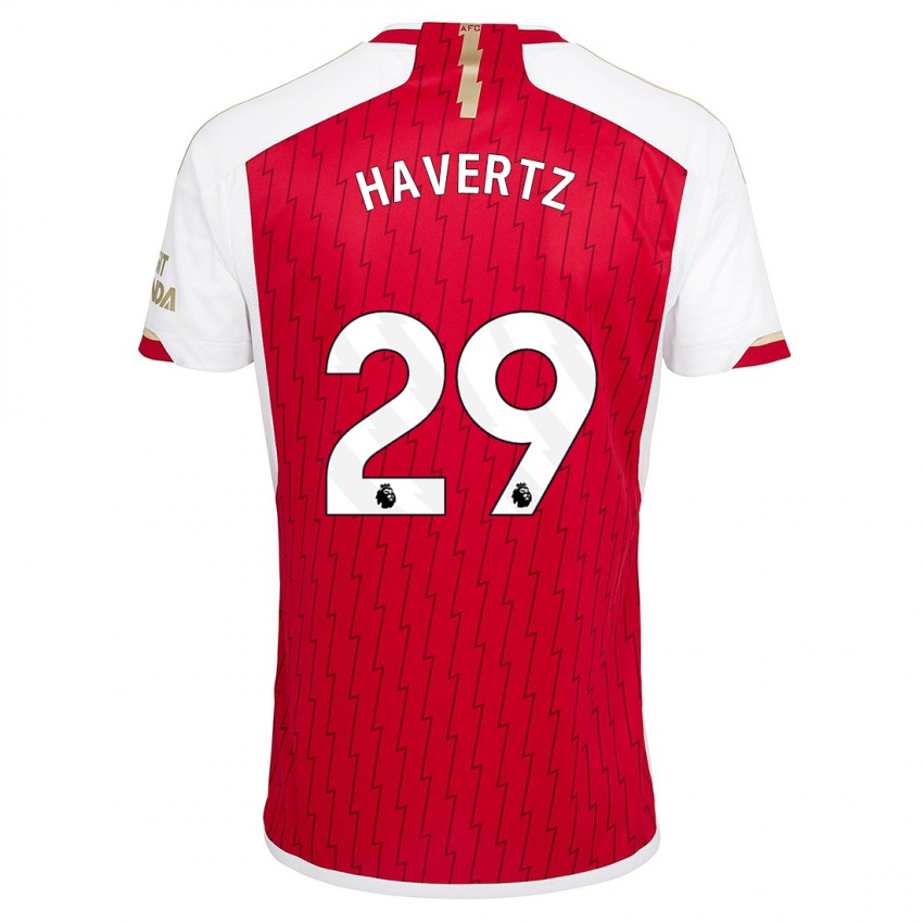 Niño Camiseta Kai Havertz #29 Rojo 1ª Equipación 2023/24 La Camisa Perú