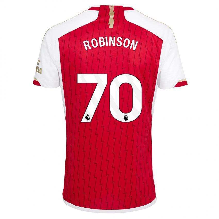 Niño Camiseta Josh Robinson #70 Rojo 1ª Equipación 2023/24 La Camisa Perú