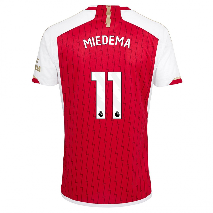 Niño Camiseta Vivianne Miedema #11 Rojo 1ª Equipación 2023/24 La Camisa Perú