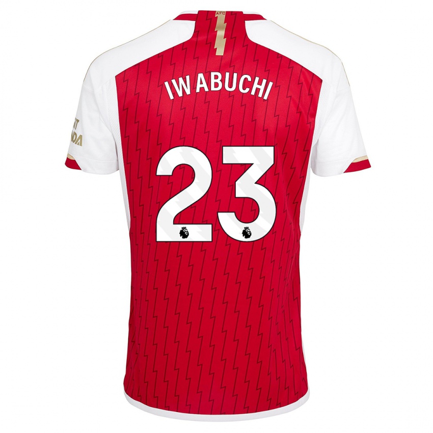 Niño Camiseta Mana Iwabuchi #23 Rojo 1ª Equipación 2023/24 La Camisa Perú