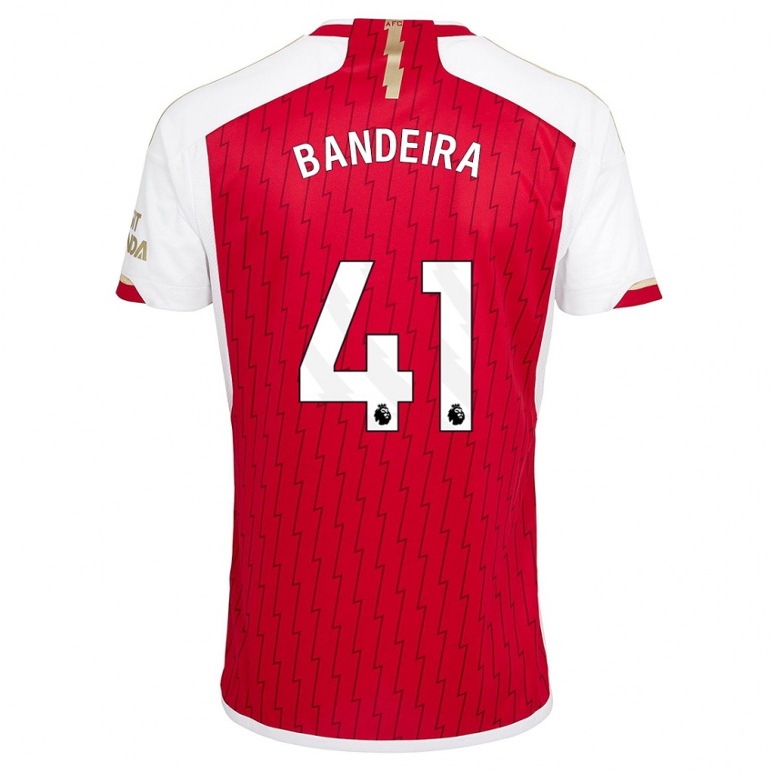 Niño Camiseta Mauro Bandeira #41 Rojo 1ª Equipación 2023/24 La Camisa Perú