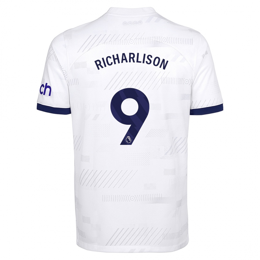 Niño Camiseta Richarlison #9 Blanco 1ª Equipación 2023/24 La Camisa Perú