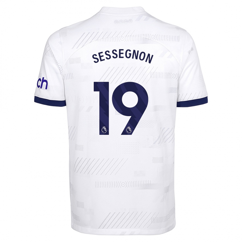 Niño Camiseta Ryan Sessegnon #19 Blanco 1ª Equipación 2023/24 La Camisa Perú