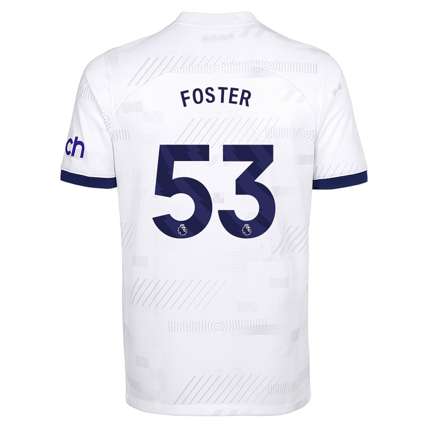 Niño Camiseta Brooklyn Lyons Foster #53 Blanco 1ª Equipación 2023/24 La Camisa Perú